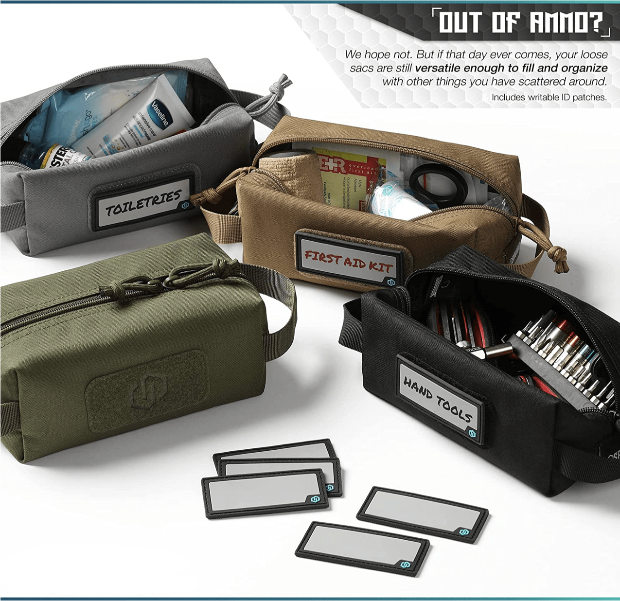 Soft Tactical Storage Pouch (4 Pack)