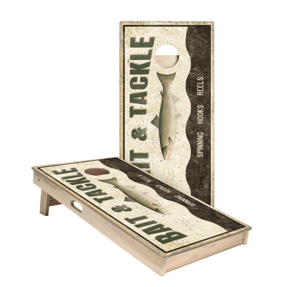 Bait And Tackle Star Cornhole Boards