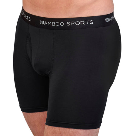 Men's 4" Inseam Bamboo Rayon Boxer Briefs - 4 Pack