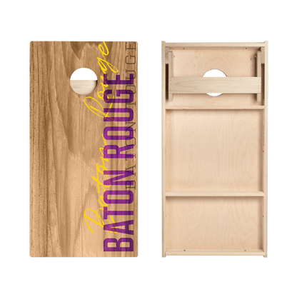 Baton Rouge Campus Gameday Star Cornhole Boards