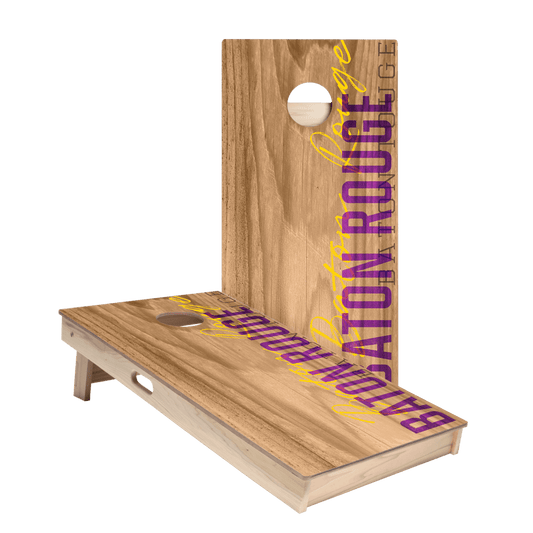 Baton Rouge Campus Gameday Star Cornhole Boards