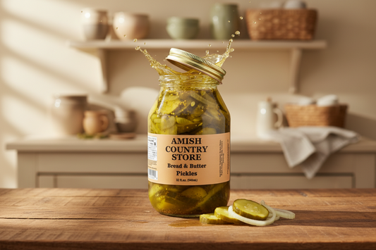 Old-Fashioned Bread & Butter Pickles (32 oz) | Amish Country Store