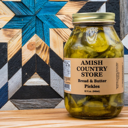 Old-Fashioned Bread & Butter Pickles (32 oz) | Amish Country Store