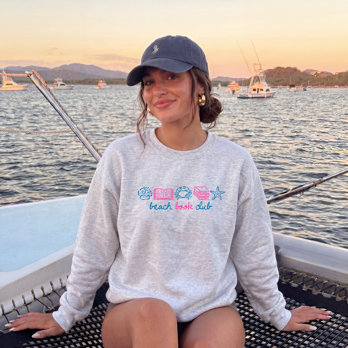 Beach Book Club Women's Boxy Crewneck Sweatshirt