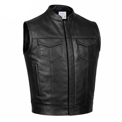 BECK® 566 Horsehide Motorcycle Vest — Black