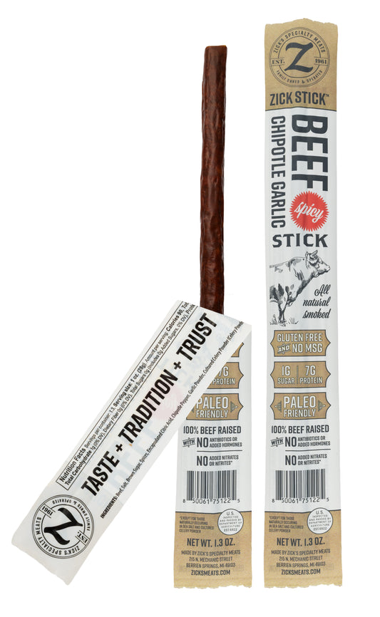 Beef Jerky Stick — Chipotle Garlic