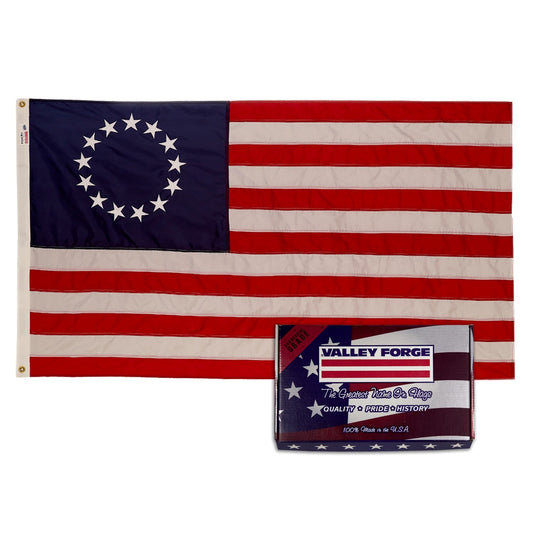 Betsy Ross Outdoor Nylon Flag | Made in USA | Low-Medium Wind Flag