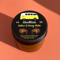 VanMan's Bison Tallow & Honey Balm - 2 oz *No Essential Oils*