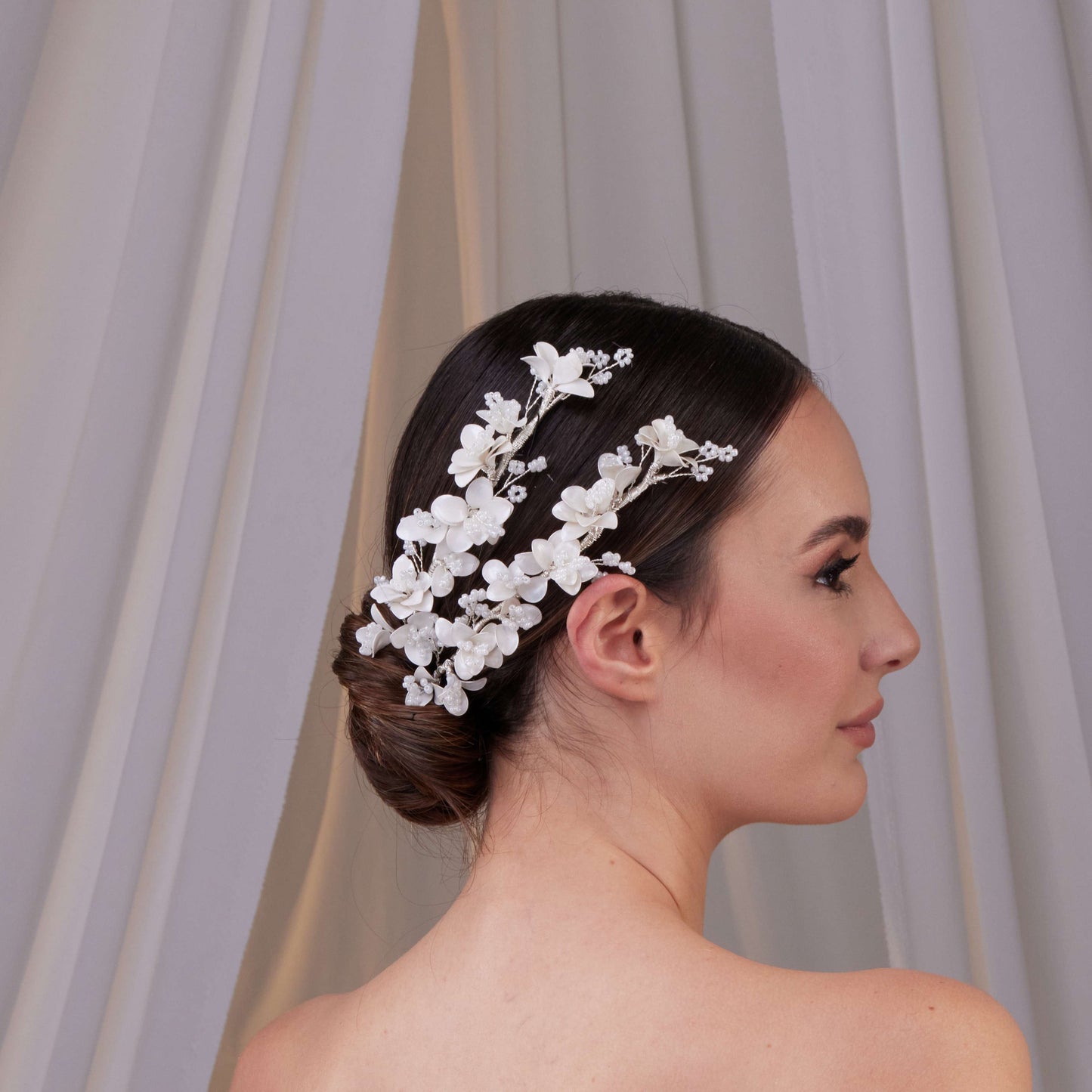 Set of Two Flower Hair Vines