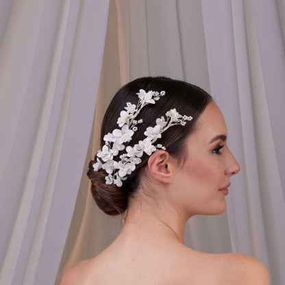 Set of Two Flower Hair Vines