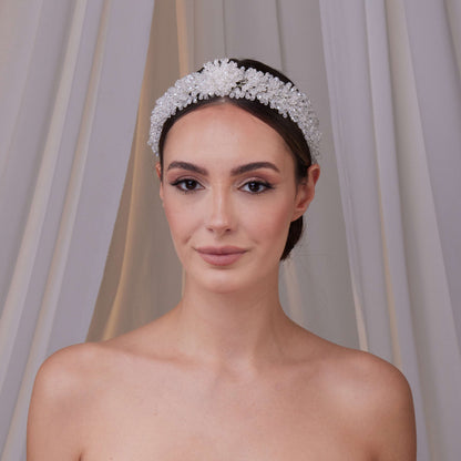 Crystal Beaded Bridal Hair Band