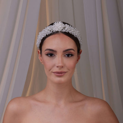 Crystal Beaded Bridal Hair Band