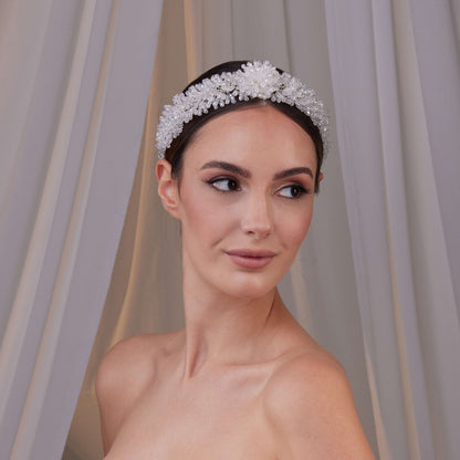 Crystal Beaded Bridal Hair Band