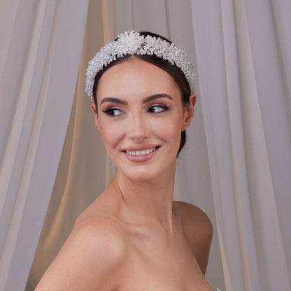 Crystal Beaded Bridal Hair Band