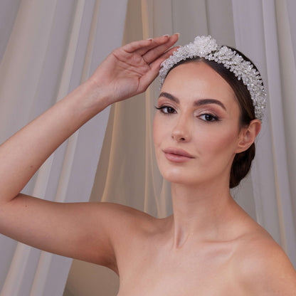 Crystal Beaded Bridal Hair Band