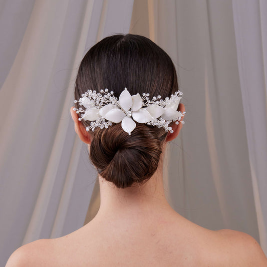 Flower Bridal Hair Comb