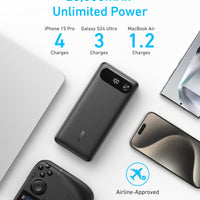 Anker Power Bank (20K, 87W, Built-In USB-C Cable)