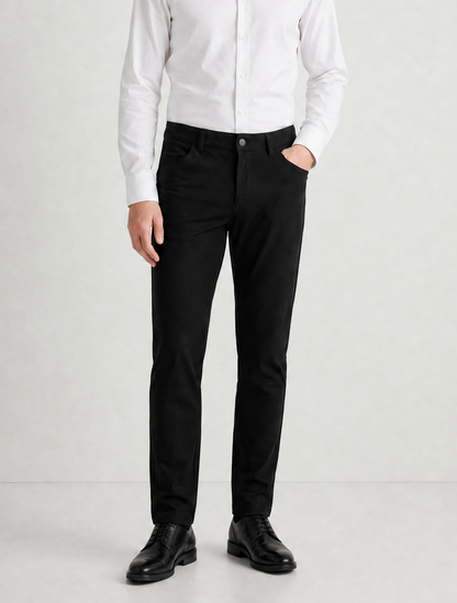 NEW & UPDATED Super - Stretch Men's Chinos //Casual// Black - Performance Collection