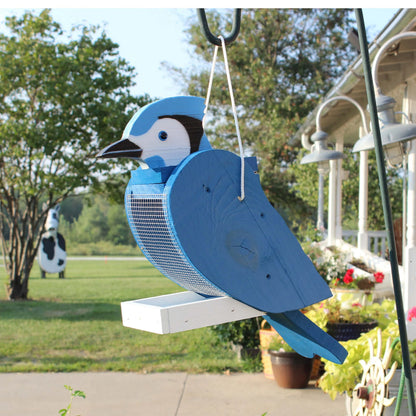 Amish-Made Bird Feeder – Handcrafted Wooden Bird Shaped Feeders (Multiple Styles)