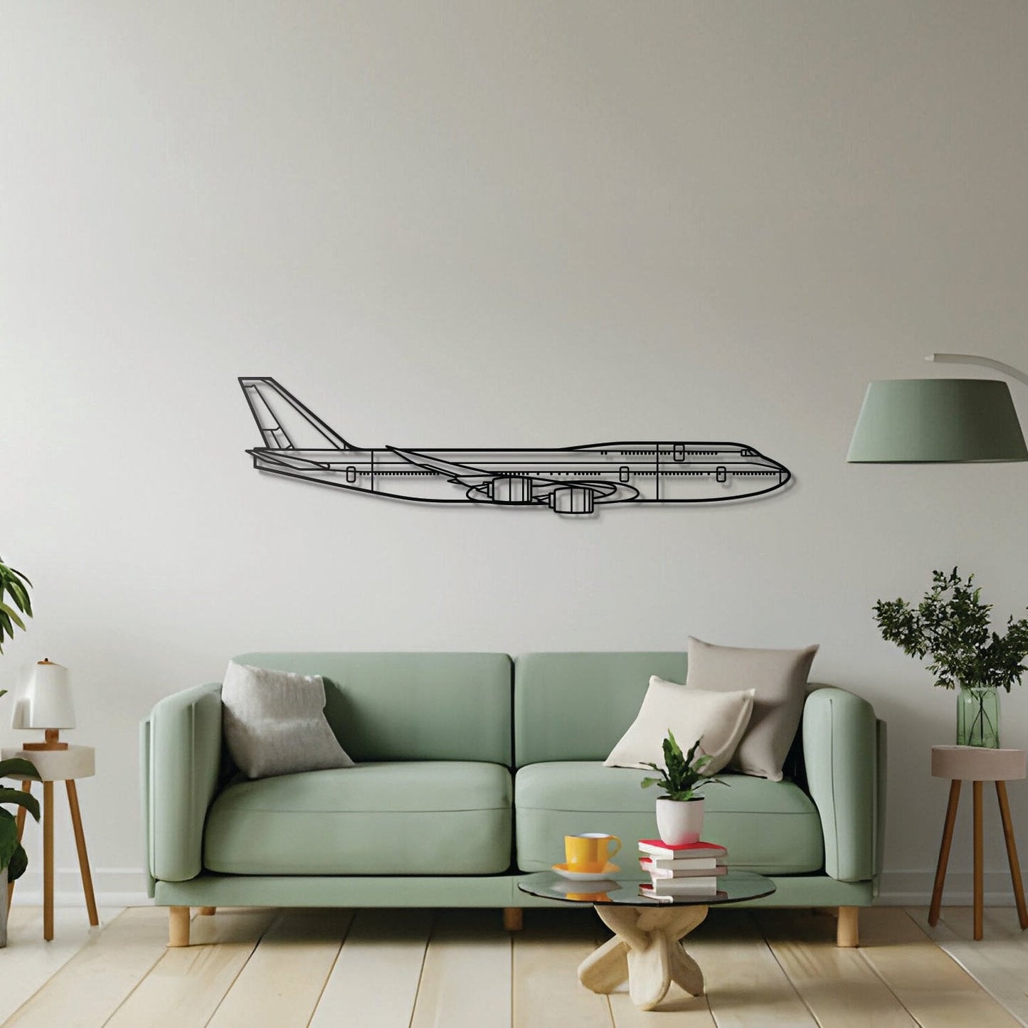 747-8 Metal Aircraft Wall Art - NCP0008