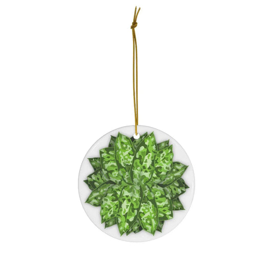 Aglaonema Pictum Ceramic Ornament