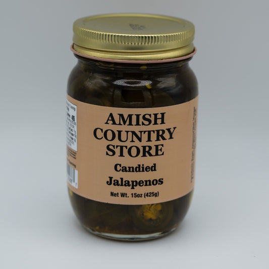 Old-Fashioned Candied Jalapenos (Pint) | Amish Country Store