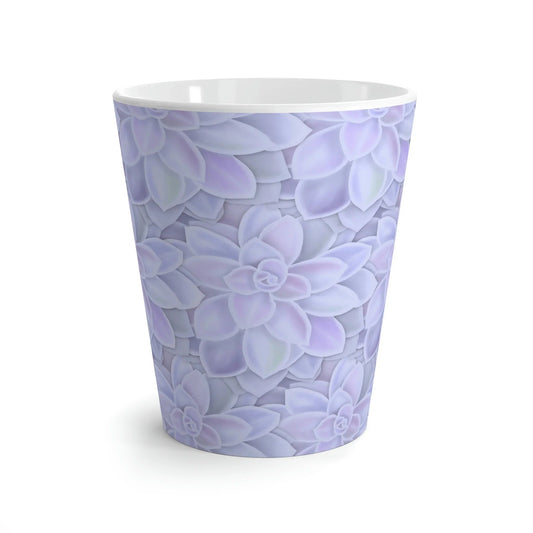 Graptopetalum Murasaki Succulent Pattern Ceramic Mug 12 oz