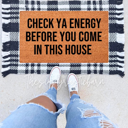 Check Ya Energy Doormat
