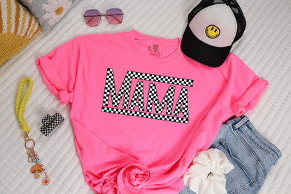 Checkered Mama T-Shirt