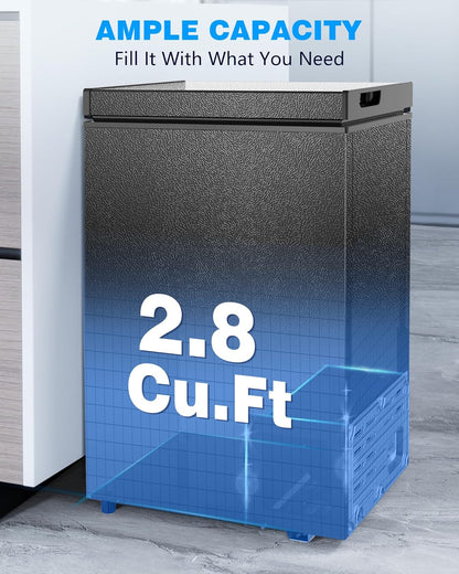 Chest Freezer with Removable Basket