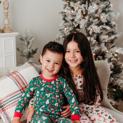 Christmas Blessings Kids Pajama Set: 2024 Edition (Green): Final Stock