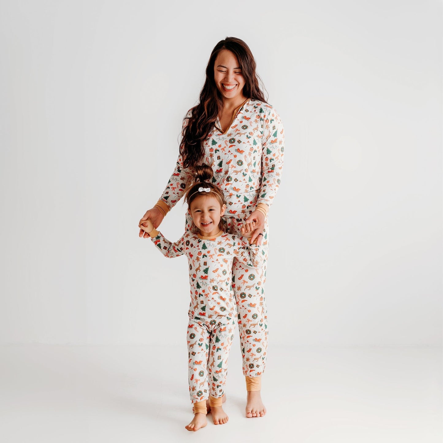 Christmas Blessings Kids Pajama Set – 2024 Edition (White) — Final Stock