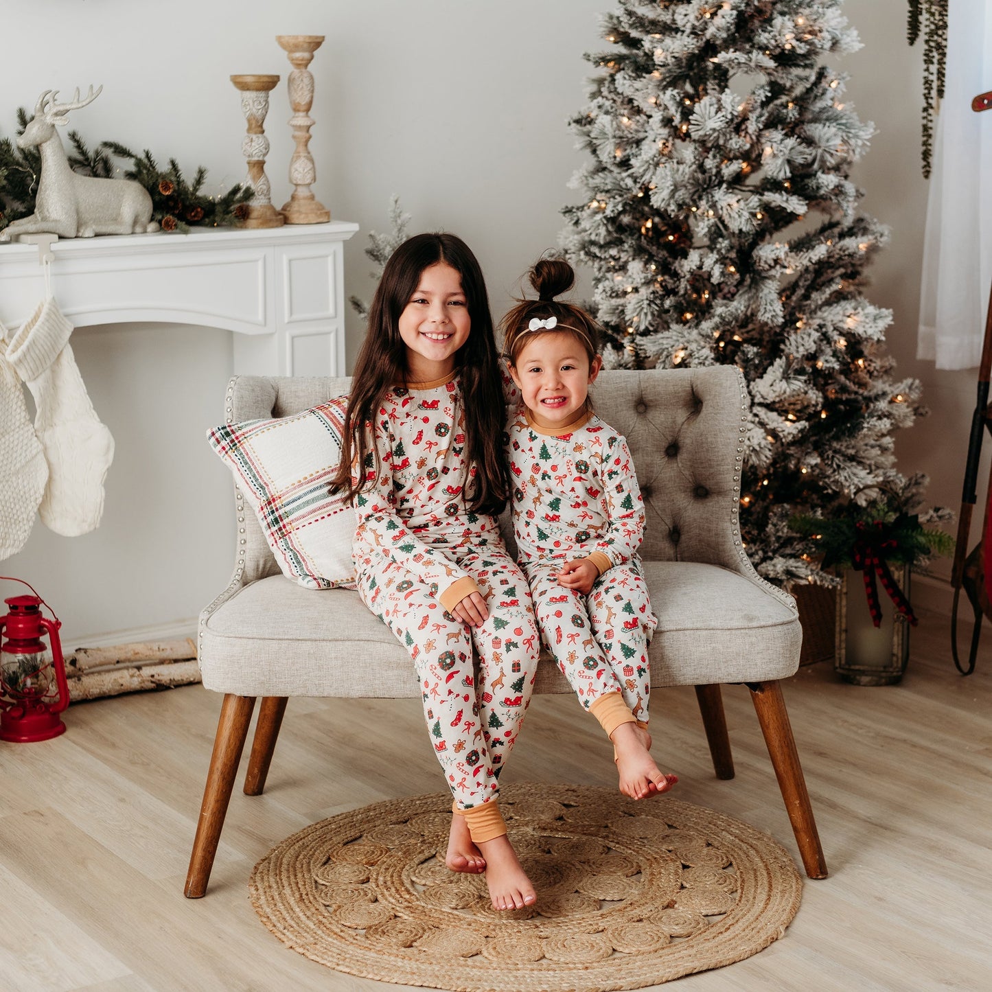 Christmas Blessings Kids Pajama Set – 2024 Edition (White) — Final Stock