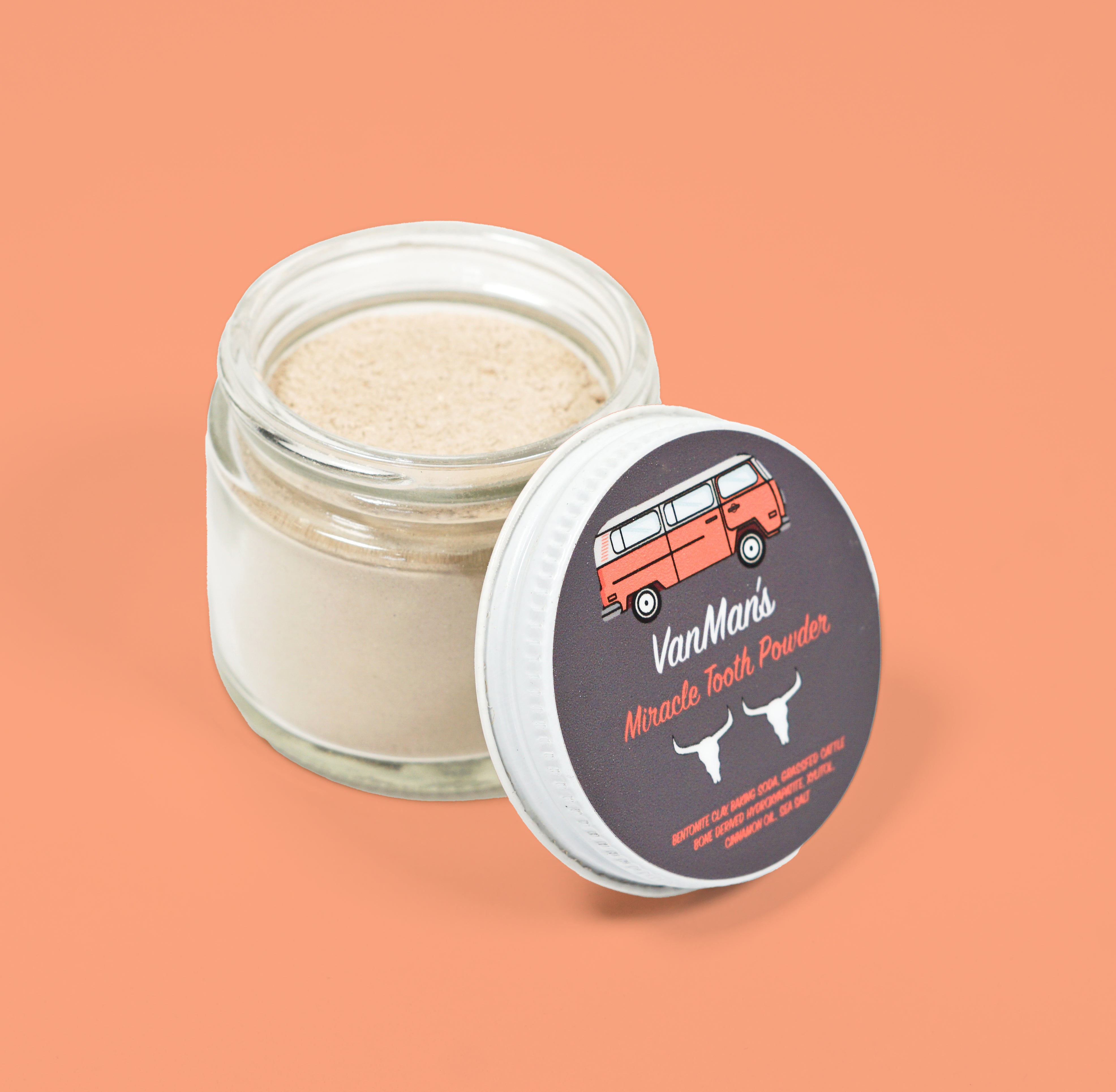 VanMan's Miracle Tooth Powder - Cinna-Bone 2 oz