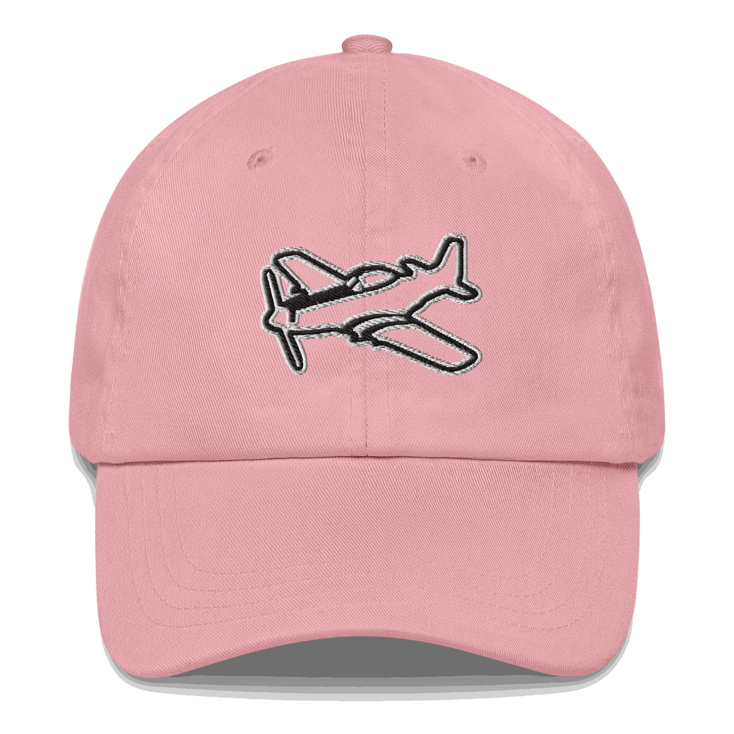 Aviation hat Rule the Sky Black and White Embroidered