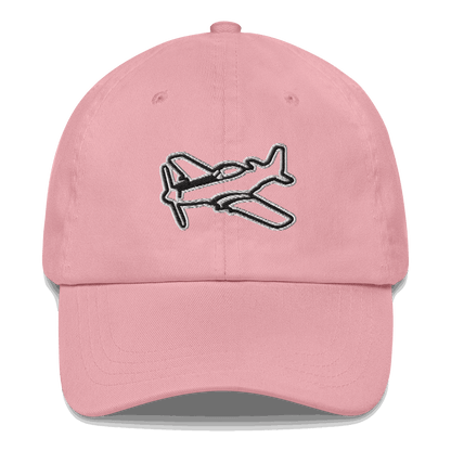 Aviation hat Rule the Sky Black and White Embroidered