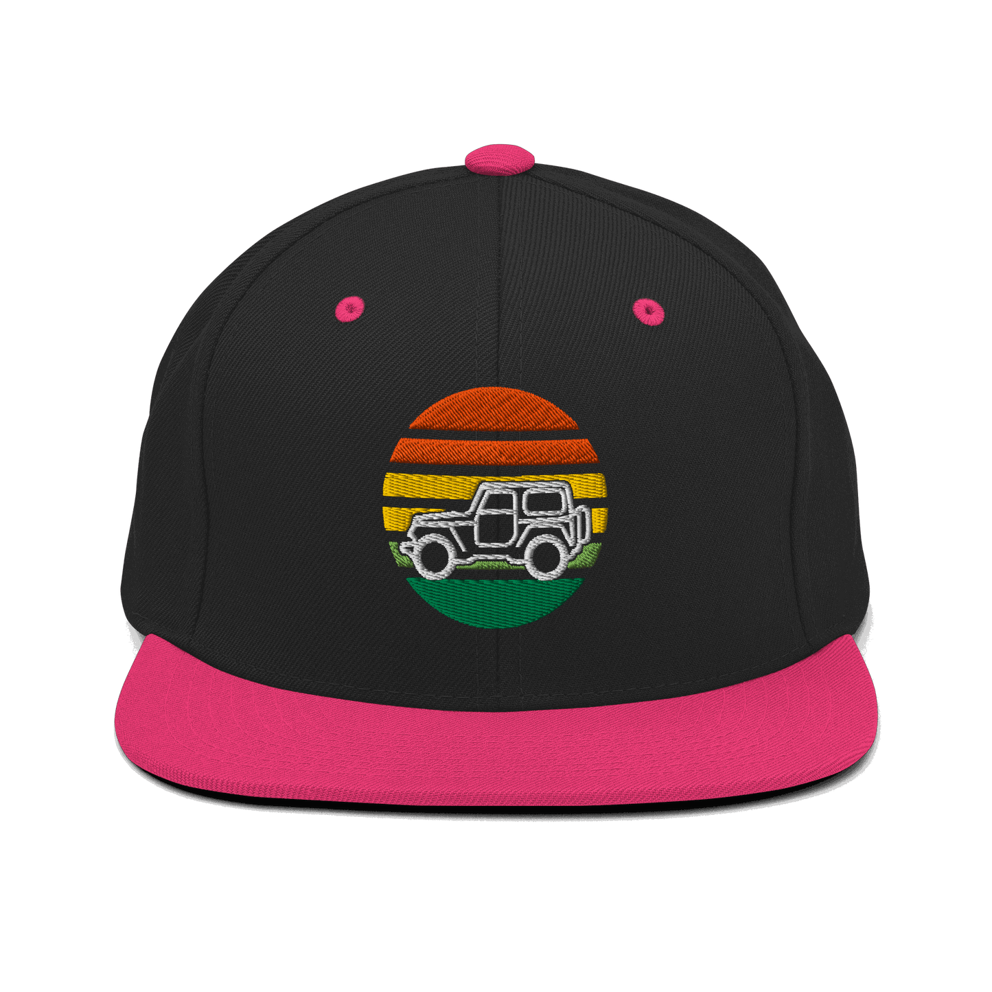 Automotive Hat 4 x 4 Embroidered Retro Snapback Hat Outdoors