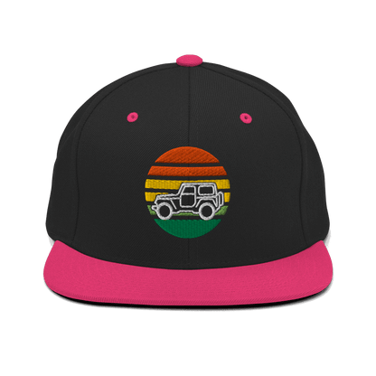 Automotive Hat 4 x 4 Embroidered Retro Snapback Hat Outdoors