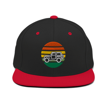 Automotive Hat 4 x 4 Embroidered Retro Snapback Hat Outdoors