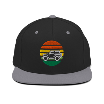 Automotive Hat 4 x 4 Embroidered Retro Snapback Hat Outdoors