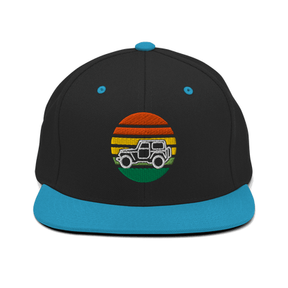 Automotive Hat 4 x 4 Embroidered Retro Snapback Hat Outdoors