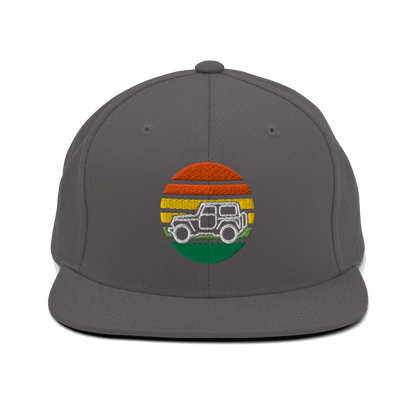 Automotive Hat 4 x 4 Embroidered Retro Snapback Hat Outdoors