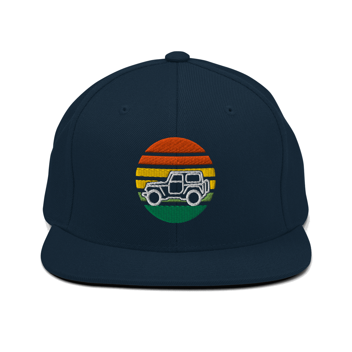 Automotive Hat 4 x 4 Embroidered Retro Snapback Hat Outdoors