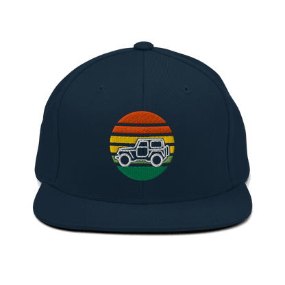 Automotive Hat 4 x 4 Embroidered Retro Snapback Hat Outdoors