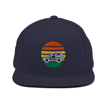 Automotive Hat 4 x 4 Embroidered Retro Snapback Hat Outdoors