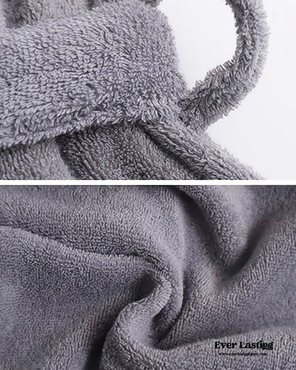 Classic Ultra-Soft Absorbent Cotton Bathrobe / Pink