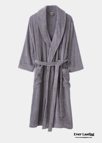 Classic Ultra-Soft Absorbent Cotton Bathrobe / Pink