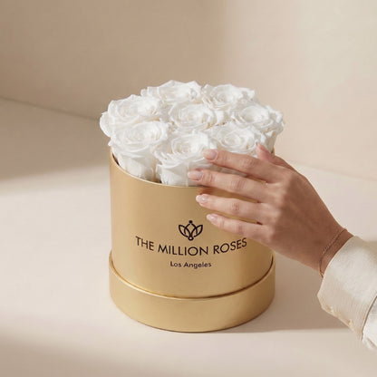 Essence Gold Box | White Roses