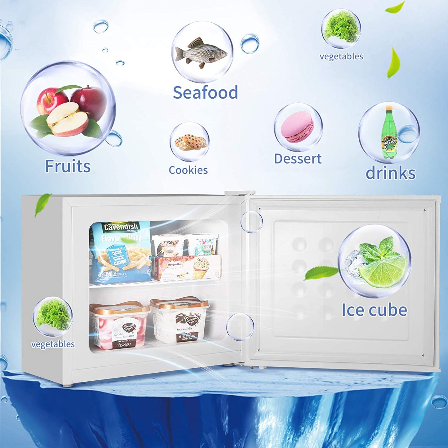 Compact Upright Freezer D6835