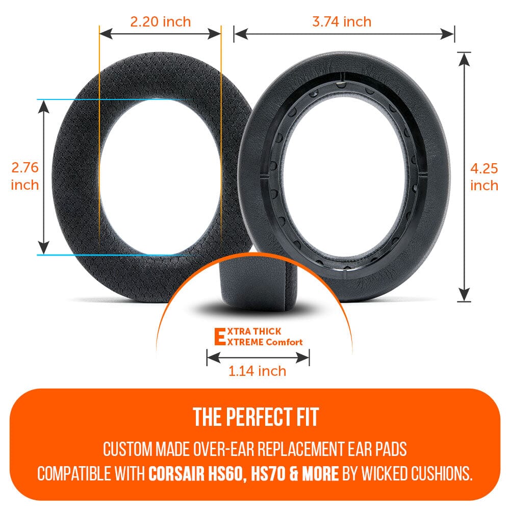 Corsair HS50, HS60, and HS70 Earpads - WC FreeZe Cooling Gel